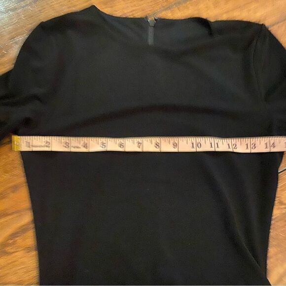 Alice + Olivia sheer black midi dress - Picture 5 of 16